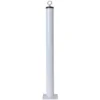 Comferut Piede ferro fisso d.30 h.200 bianco