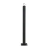 Comferut Piede ferro fisso 25x25 h.250 nero