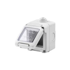 Contenitore da parete gewiss ip55, 2 posti