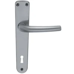 Cottali Maniglia su placca Ø90 mm omega all.argento