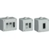 Custodia idrobox ip40, 3 posti, magic, grigio chiaro