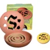 Diffusore in terracotta per spirali, evita il disperdersi delle ceneri e previene contatti accidentali con la spirale accesa