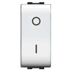 Elettrocanali Interruttore bipolare life, 16 ax, 250 v, colore bianco