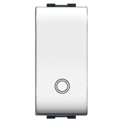 Elettrocanali Pulsante life, unipolare 16 ax, colore bianco