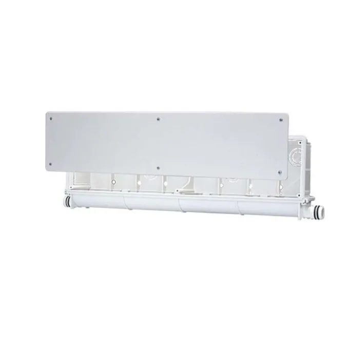Elettrocanali Scatola da incasso predisposizione con scarico condensa dim. 455x100x65 mm