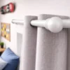 Errebi Kit bastone per tenda in ferro con supporti, d.17/20, estensibile da 160 a 300 cm, bianco
