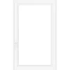 Finestra in pvc, 1 anta vasistas 80xh.60 cm, telaio 70 mm 6 camere armatura in acciaio, vetro 28 mm, colore bianco