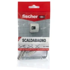 Fischer Kit di montaggio per scaldabagno completo per un fissaggio in sicurezza