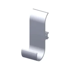 Gancio uni coaxis alluminio naturale 2pz