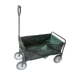 Gardenia Carrello giardino pieghevole, 95x53,5x117 cm, portata 80 kg, telo in poliestere