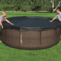 Gardenia Copertura 58037 steel pro frame rotonda per piscina fuori terra da 366 cm