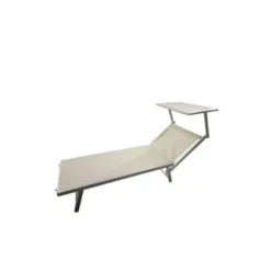 Gardenia Lettino da mare 189x61xh.38 cm, grigio
