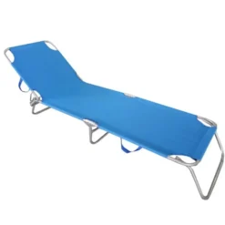 Gardenia Lettino da mare, 185x55xh.24 cm, blu