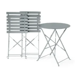 Gardenia Set tavolo + 2 sedie bistrot dover, in metallo