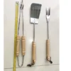 Gardenia SET 3 UTENSILI BARBECUE, INOX,IMPUGNATURA IN LEGNO
