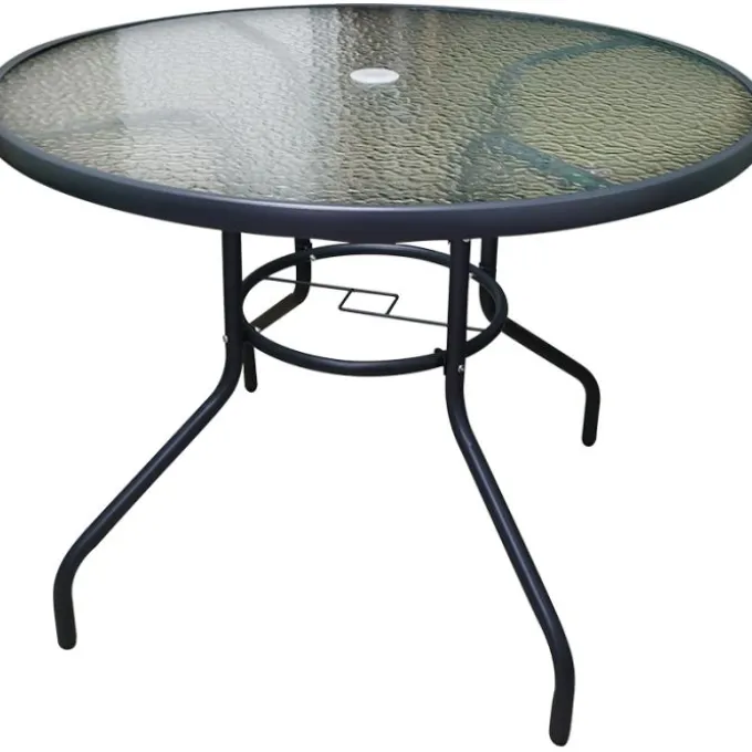 Gardenia Tavolo bistrot con top in vetro, Ø 100 cm