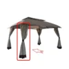 Gardenia Telo laterale per gazebo gobi
