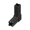 Giuntura per ang d.23.5 mm nero