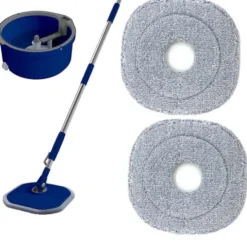 Gloxy Spin Mop con Secchio Gloxy – Lavapavimenti Rotante