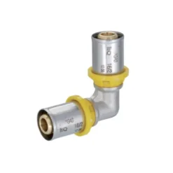 Gomito doppio intermedio 20x20 x multistrato gas
