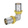 Gomito doppio interm.16x16 x multistrato gas