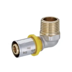 Gomito maschio 1/2x20 x multistrato gas