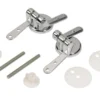 Goplast Coppia cerniere cromo x sed.wc