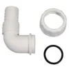 Goplast Pipetta curva per scarico lavatr/lavast in pp 1
