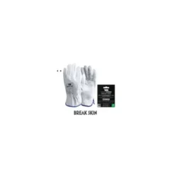 Guanti break-skin in pelle fiore/ crosta tg.9