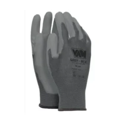 Guanti grey-mix palmo in pl grigio tg.L