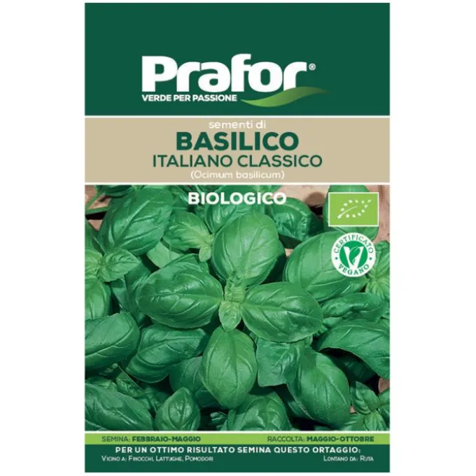 Hortus Semi prafor basilico genovese bio