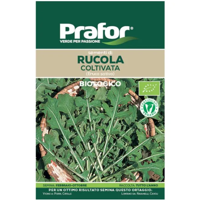 Hortus Semi prafor rucola coltivata bio