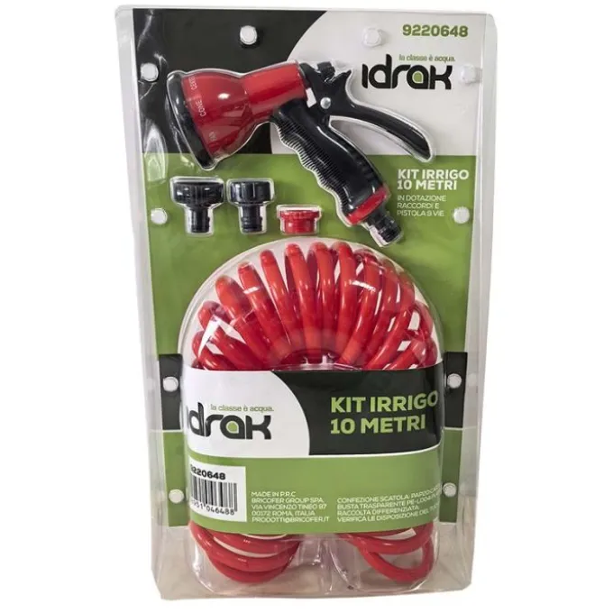 Idrak Kit irrigo 10m con pistola e raccordi