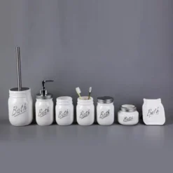 Idrak Porta spazzolino bath bianco