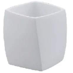 Idrak Portaspazzolino 10x6,3x11,5cm square poliresina
