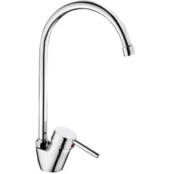Idrak Rubinetto erica, miscelatore per cucina, cartuccia 40 mm, finitura cromata