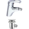 Idrak Rubinetto miscelatore bidet serie antony, finitura cromo, cartuccia ceramica mm 40