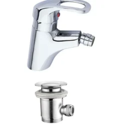 Idrak Rubinetto miscelatore bidet serie antony, finitura cromo, cartuccia ceramica mm 40