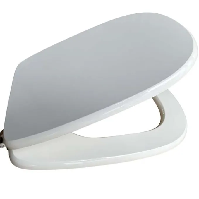 Idrak Sedile wc idrak mdf tesi, bianco cerniere inox