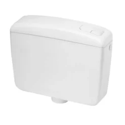 Idrostile Cassetta wc lambada 2, a zaino, 2 pulsanti, 6/9 lt, bianca, ultra-piatta