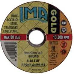 Ima abrasivi Disco gold 115x1,6x22 mm, per inox
