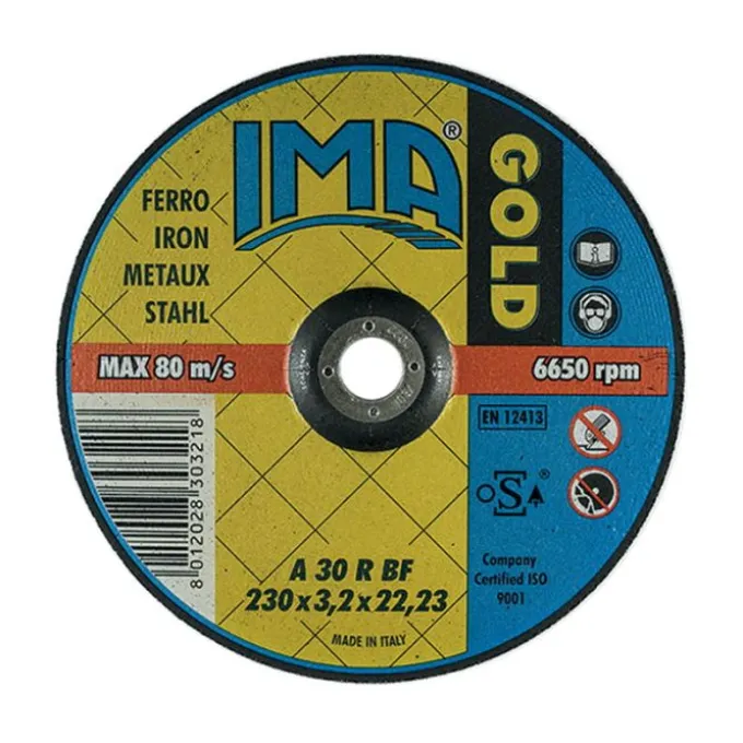 Ima abrasivi Disco 150x3,2x22 mm, gold, per ferro