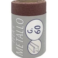 Iq2 tools Carta abrasiva, minirotolo 2 mt, grana 60