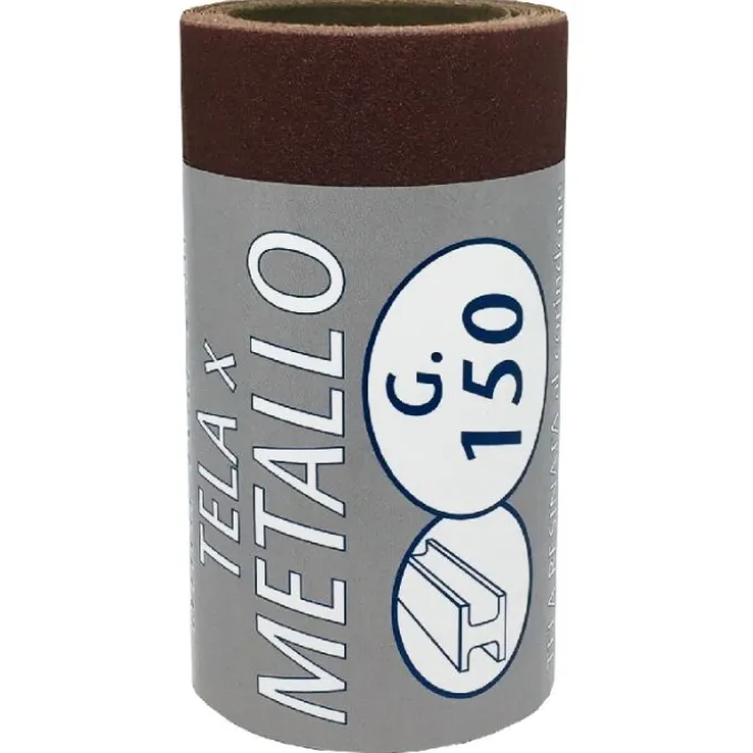 Iq2 tools Carta abrasiva, minirotolo 2 mt, grana 150