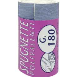 Iq2 tools Carta abrasiva, minirotolo, spugna soft, grana 180, 5 pretagli