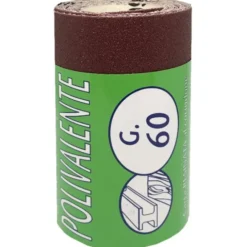 Iq2 tools Carta abrasiva, minirotolo 2,5 mt, grana 60