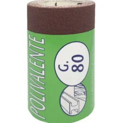 Iq2 tools Carta abrasiva, minirotolo 2,5 mt, grana 80