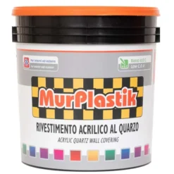 Italcolor Quarzo acrilico murplastik antialga, confezione 14 litri