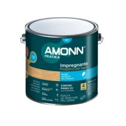 J.f.amonn Impregnante acqua 4 anni, lt 5, quercia