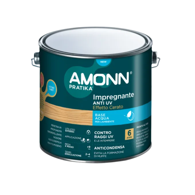 J.f.amonn Impregnante cera acqua 6a noce ch lt2.5